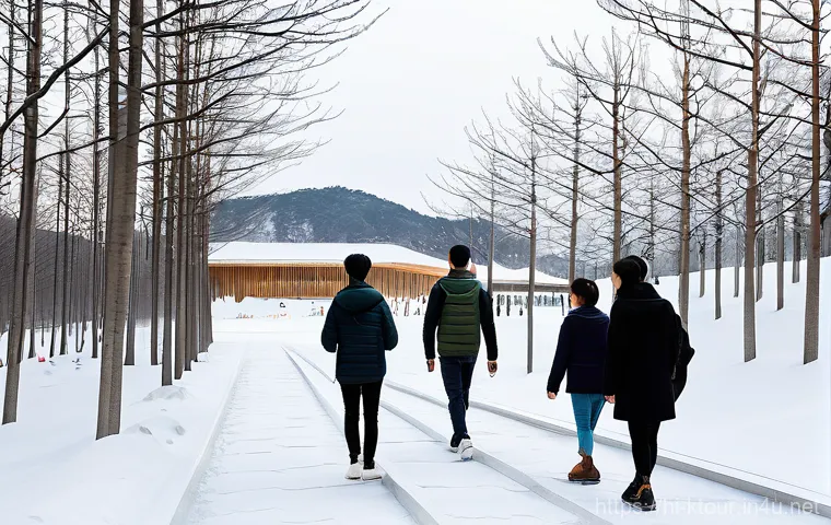 평창 동계올림픽 유산 탐방 - **A heartwarming and bustling scene depicting the increased tourism and local economic growth in Pye...